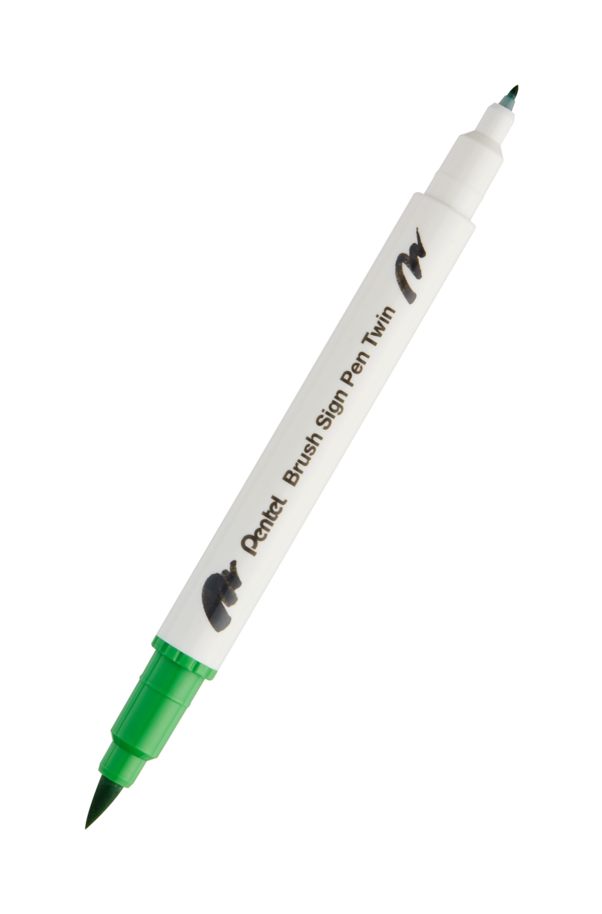 Pisak Brush dwustronna końcówka SESW30C-T111 Pentel Light Green