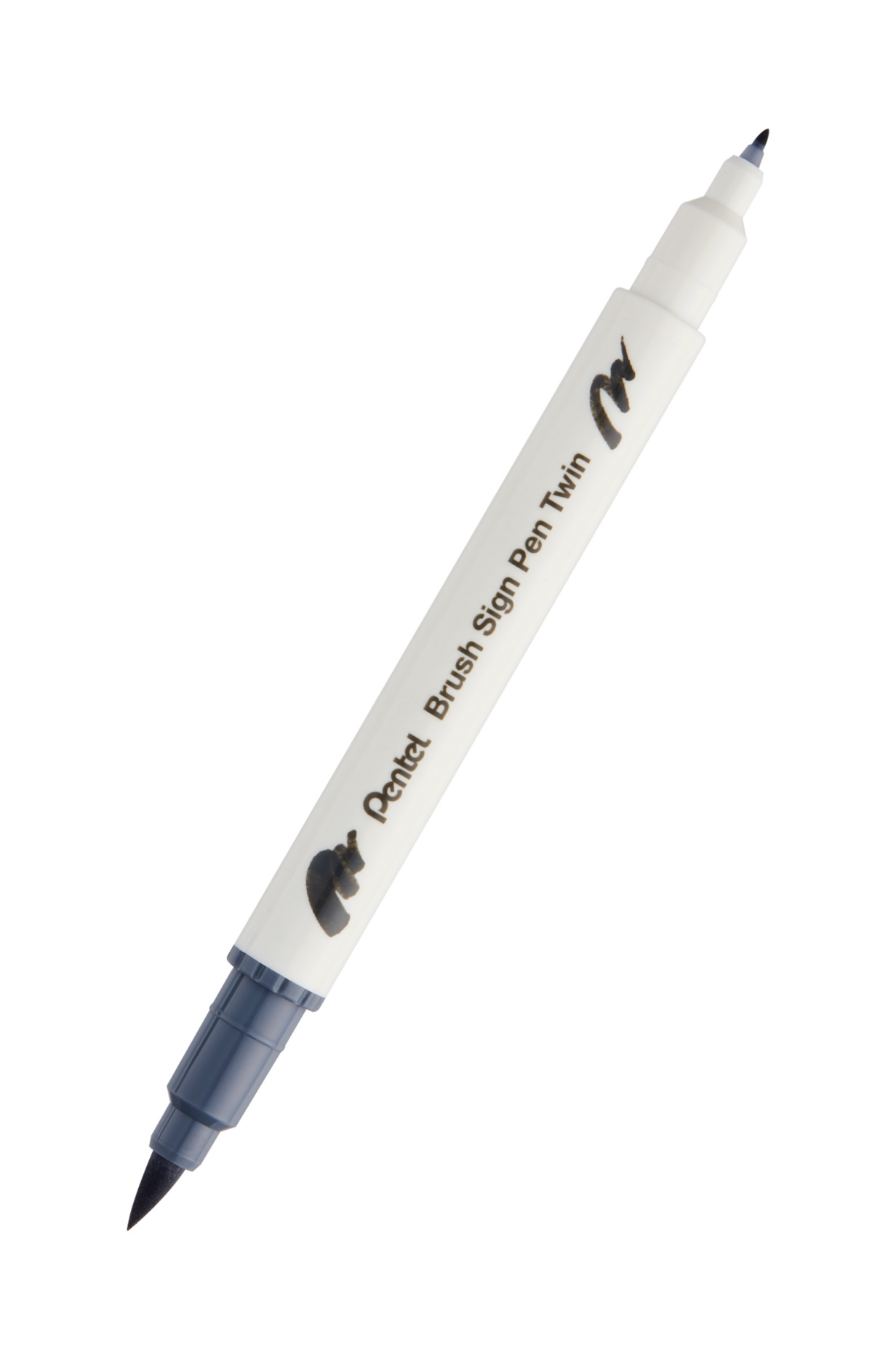 Pisak Brush dwustronna końcówka SESW30C-T112 Pentel Light Grey