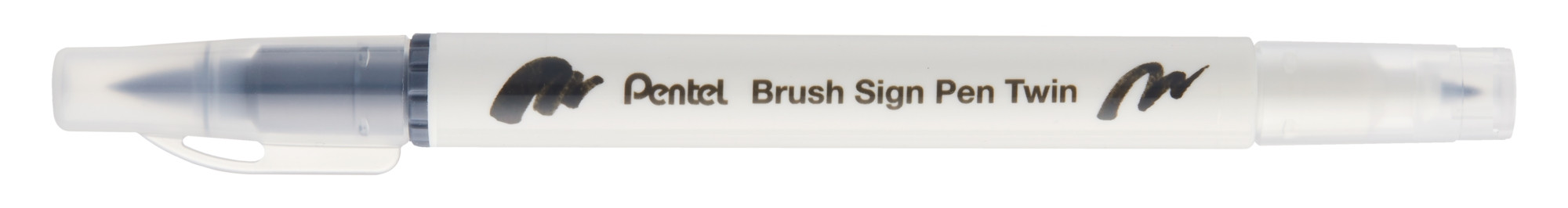Pisak Brush dwustronna końcówka SESW30C-T112 Pentel Light Grey