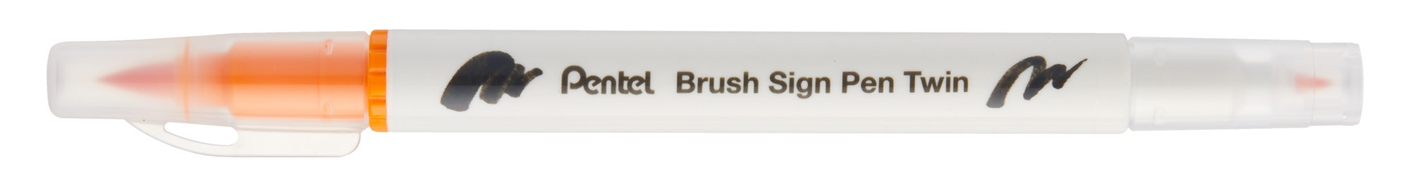 Pisak Brush dwustronna końcówka SESW30C-T113 Pentel Ochra