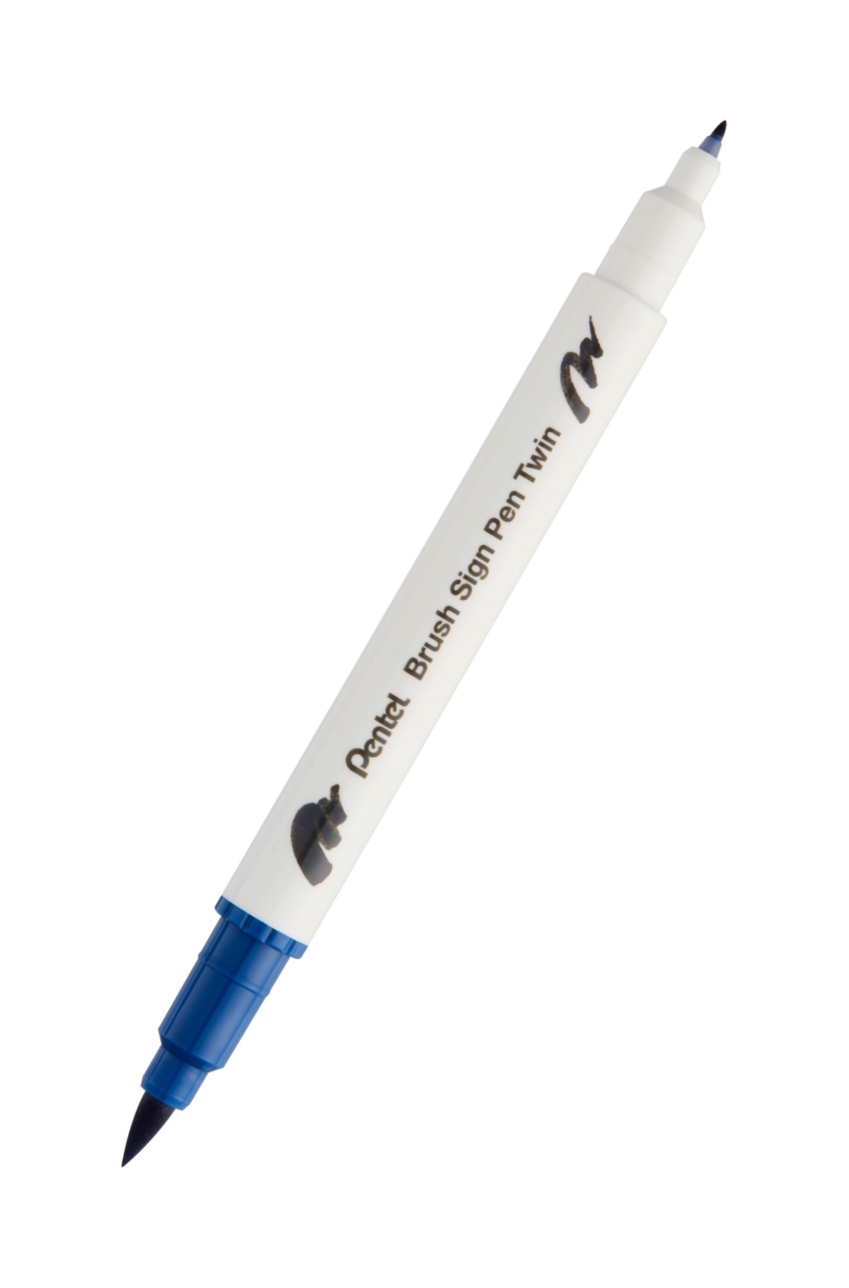 Pisak Brush dwustronna końcówka SESW30C-T117 Pentel Steel Blue