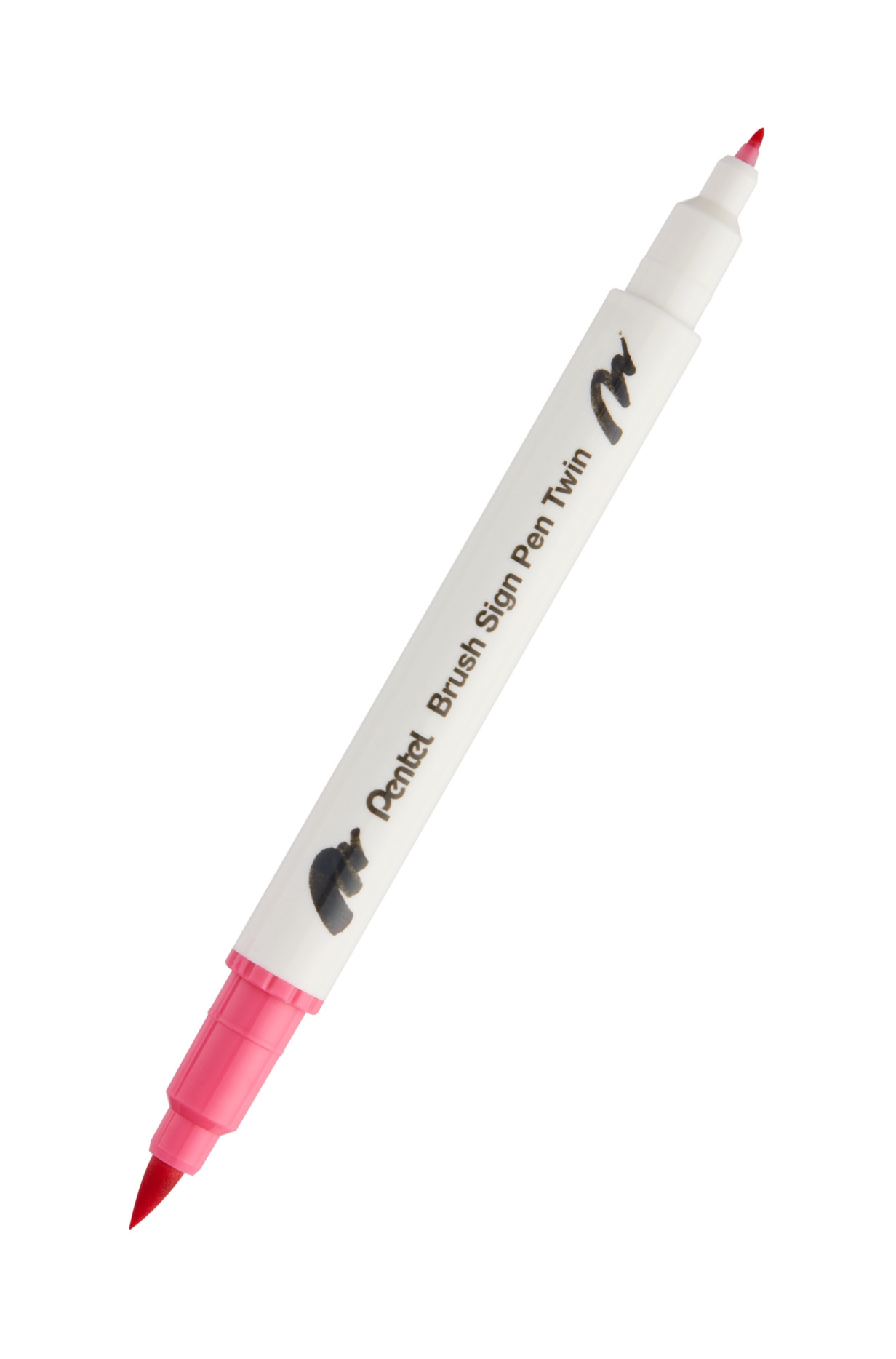 Pisak Brush dwustronna końcówka SESW30C-T119 Pentel Carmine