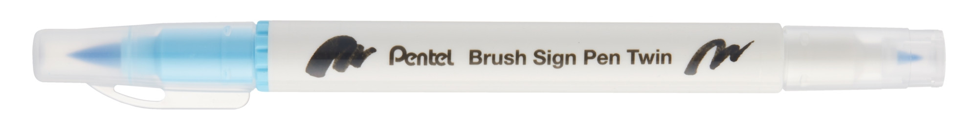Pisak Brush dwustronna końcówka SESW30C-T136 Pentel Baby Blue