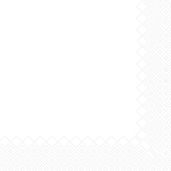 Serwetka 33x33cm HRC 3-warstwowa Lunch (20) biała Pol-Mak