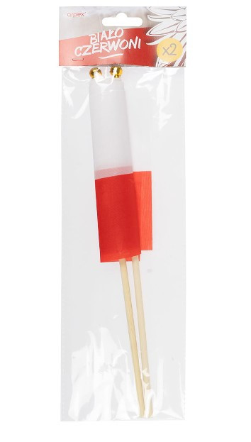 Flaga materiałowa na patyczku (2szt) SP4903 Arpex