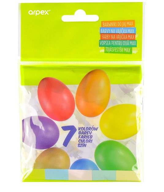 Barwniki do jaj max -7 kol. wielkanoc Arpex