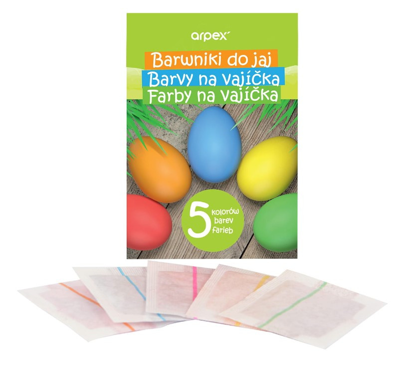 Barwniki do jaj 5 kolorów SW8340 Arpex