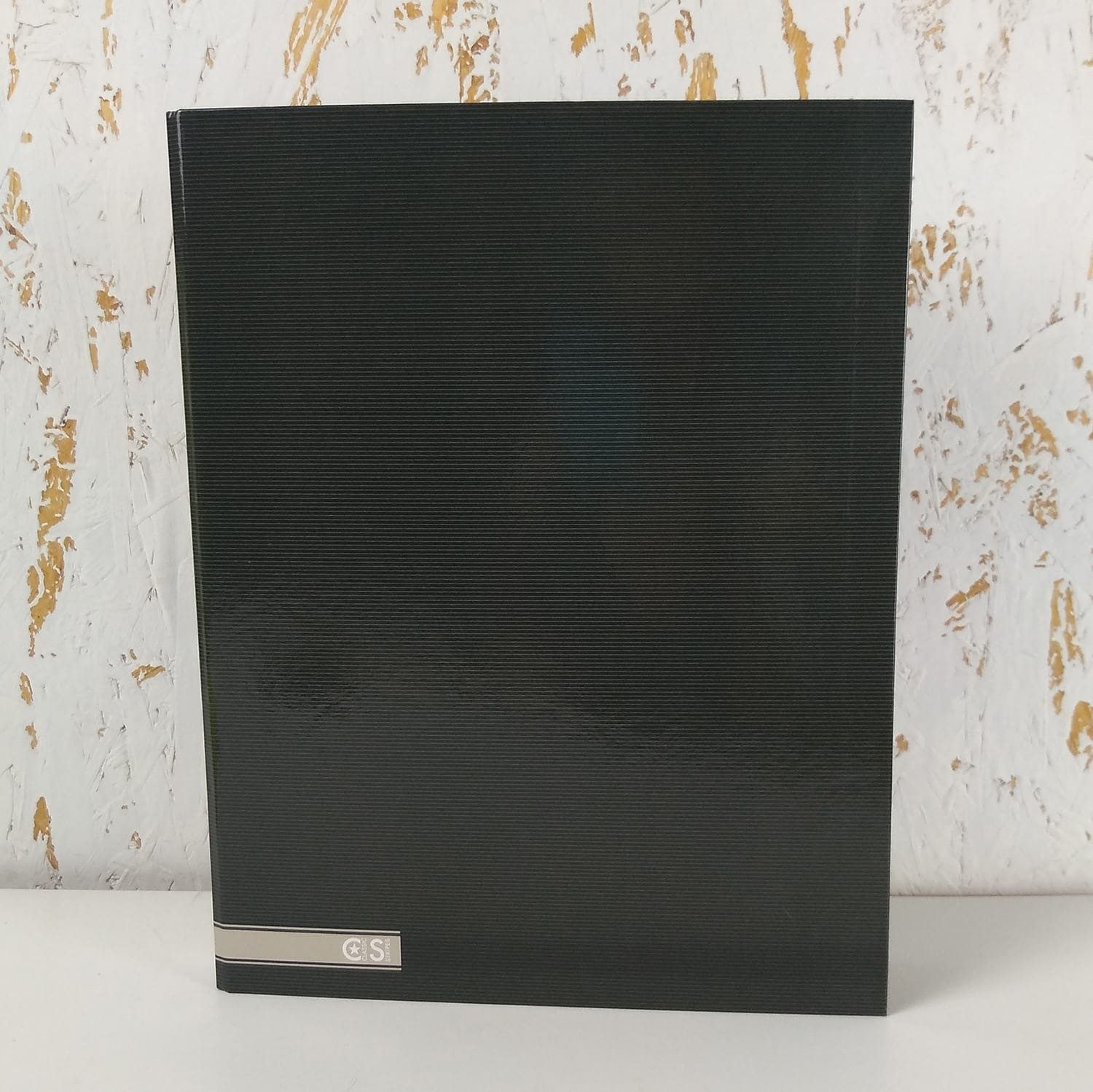 Segregator A4 Ring Binder Fashion Colors classic stripes ciemny szary EV-CORP