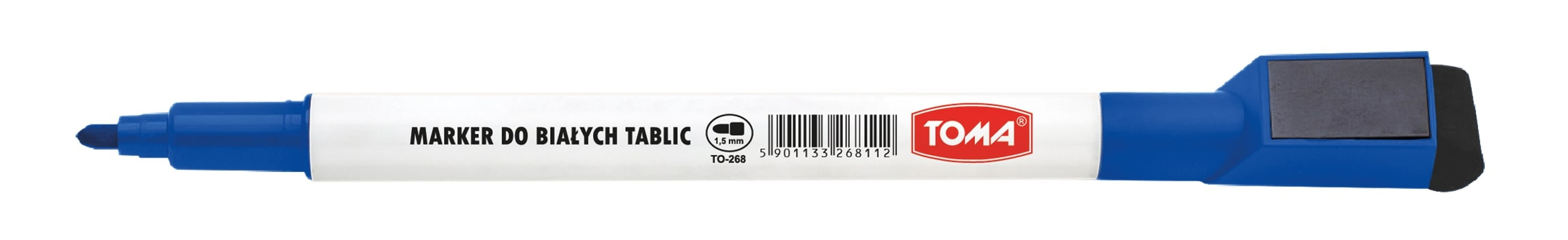 Marker suchościeralny z magnesem TO-268 Toma niebieski