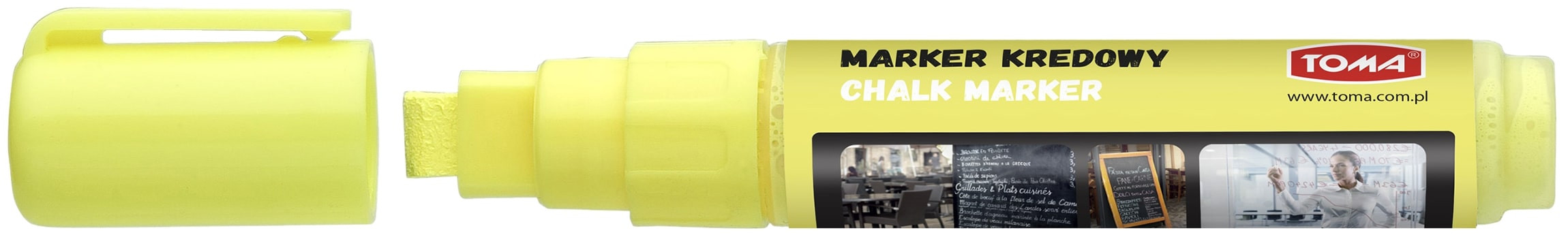 Marker kredowy Toma TO-291 żółty