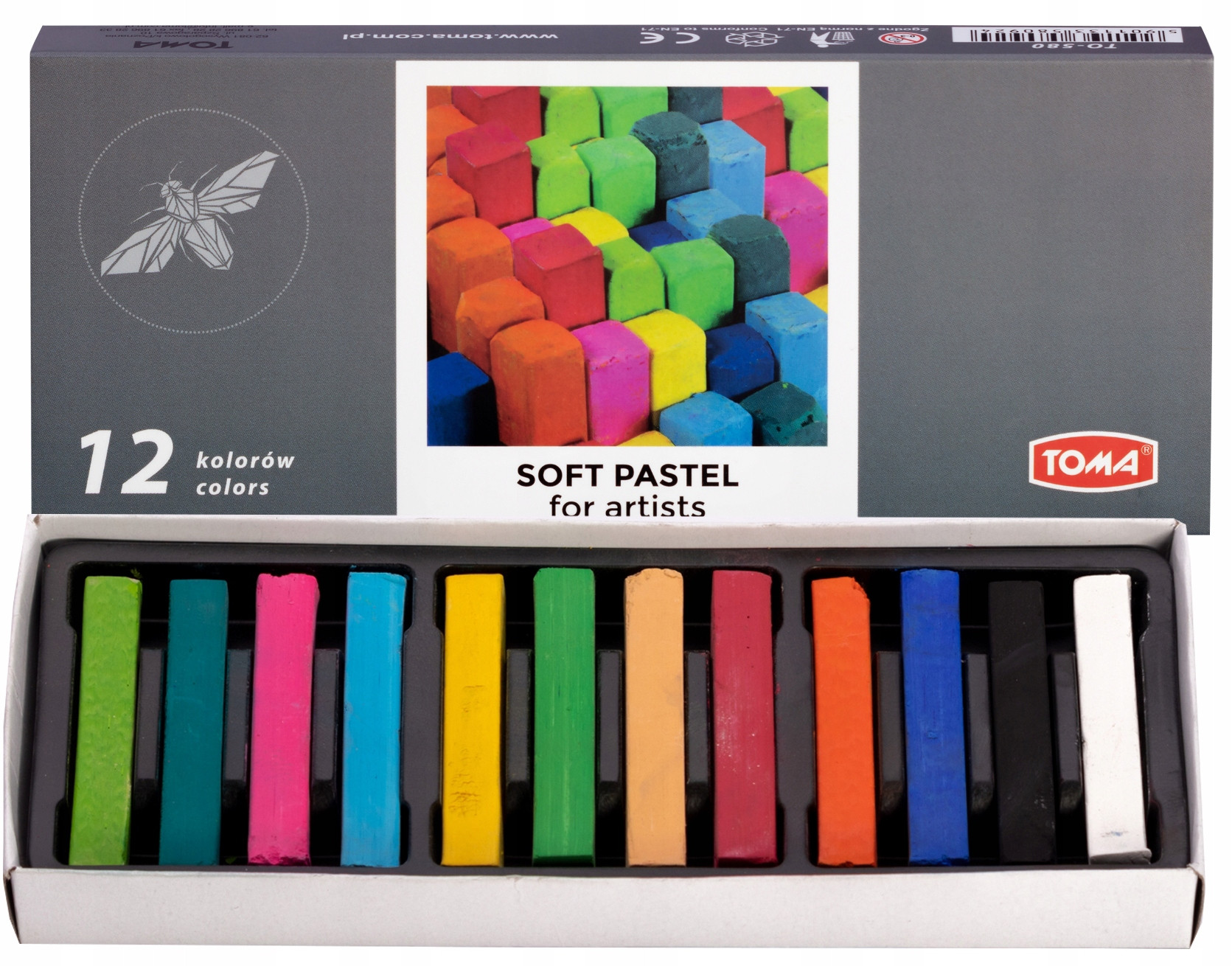 Pastele suche Toma TO-580 24kol.