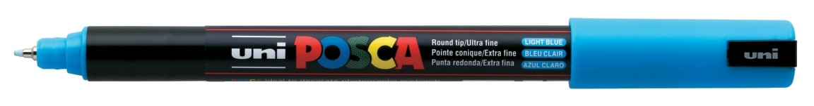 Marker z farbą plakatową Uni Posca, PC-1MR 0,7mm niebieski