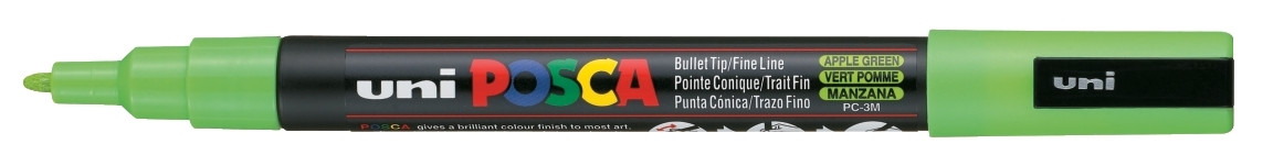 Marker z farbą plakatową Uni Posca, PC-3M 1,5mm jasny zielony II