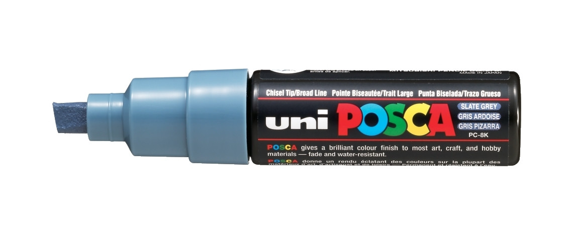Marker Posca PC-8K nr 61 Uni ciemnoszary