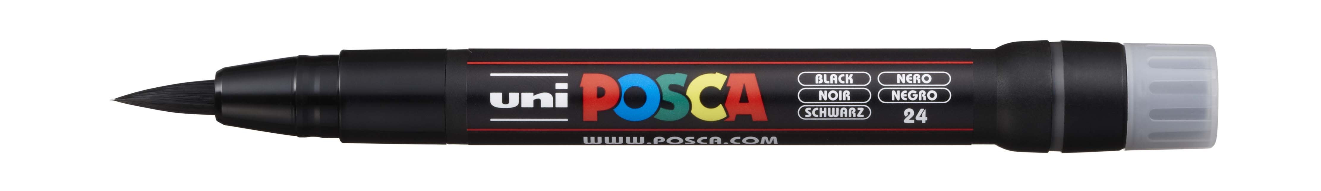 Marker z farbą plakatową Uni Posca, PCF-350 czarny