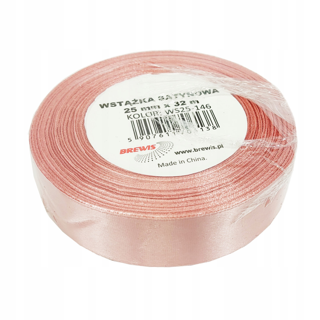 Wstążka satynowa 25mmx32m Guma balonowa WS25-146 Brewis
