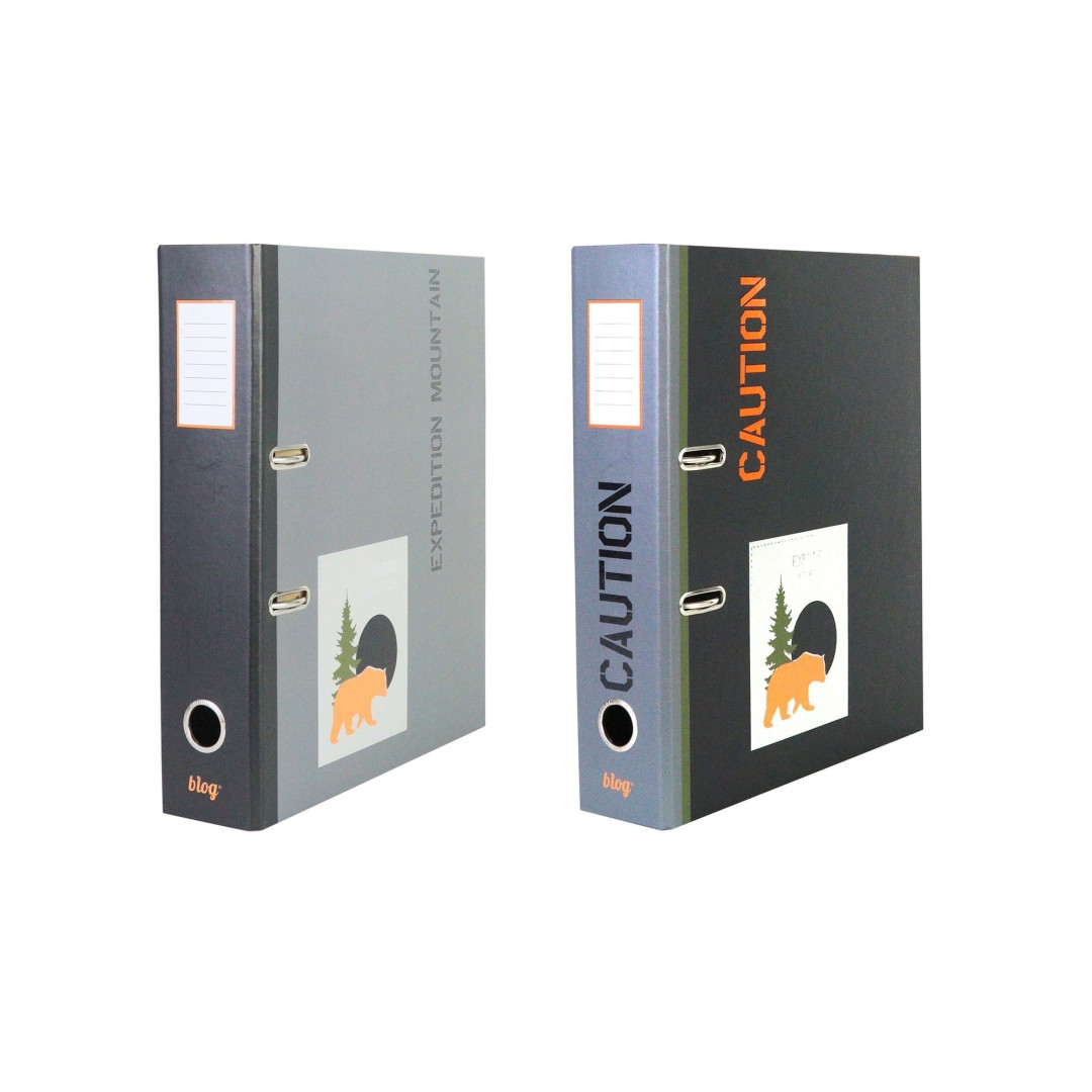 Segregator A4 z dźwignią 8cm B"Log Traveller Ev-Corp