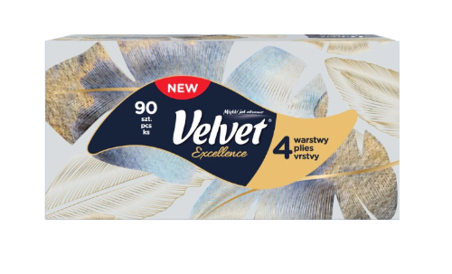 Chusteczki Velvet Excellence 4 warstwy 90szt.