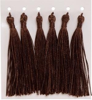 Frędzelki (chwosty ozdobne) FR1 brązowe Brewis