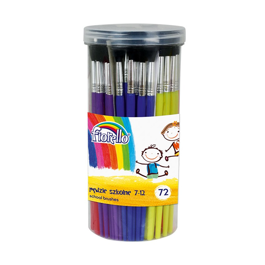 Pędzelek skuwka metal 7-12 tuba (72szt) Fiorello