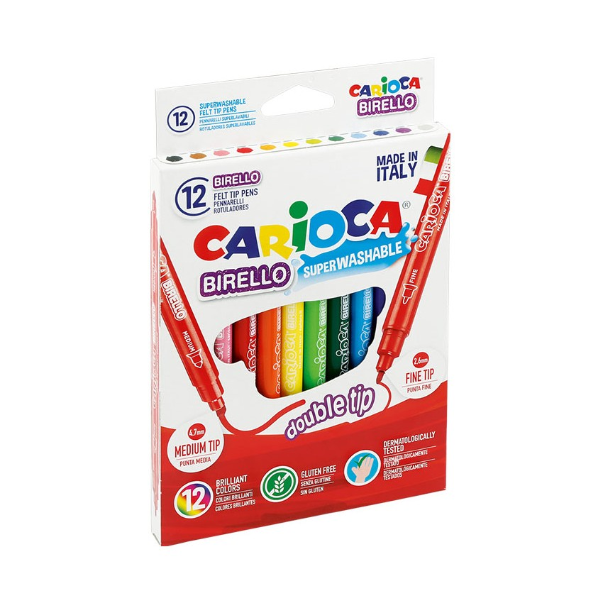 Pisak 12kol Birello dwustronnne KW