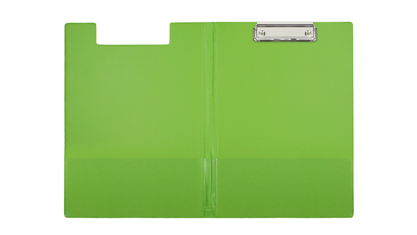 Teczka z klipem A4 New Colours Biurfol zielona