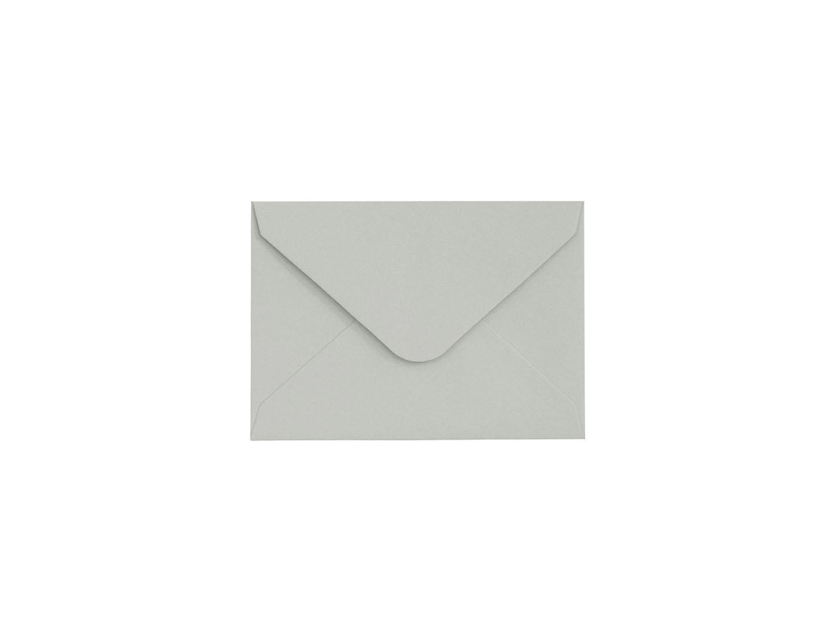 Koperta 70x100mm jasnoszara satynowana 130g/10szt. Argo