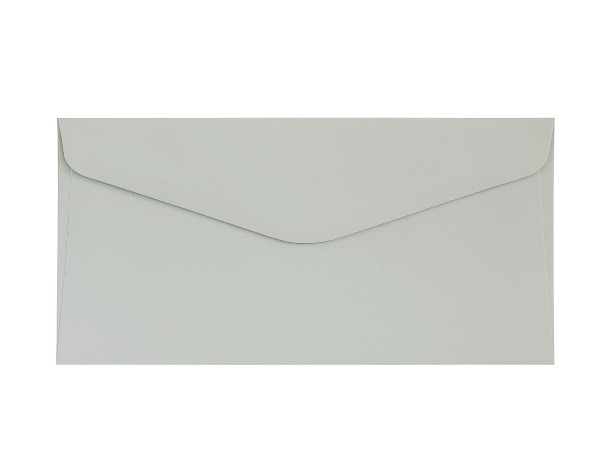 Koperta DL jasnoszara satynowana 130g/10szt. Argo