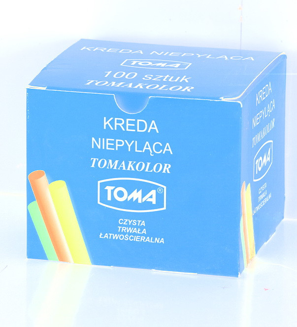 Kreda szkolna Toma 100szt. mix kolorów