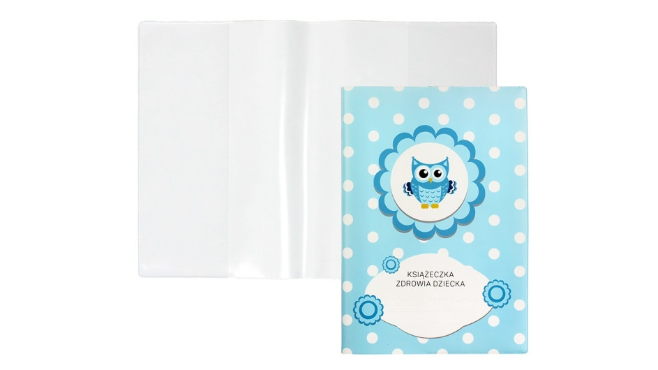 Okładka na książeczkę zdrowia dziecka z nadrukiem Biurfol
