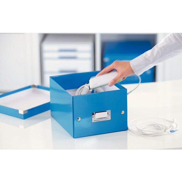 Pudło uniwersalne Leitz Click&Store WOW niebieskie
