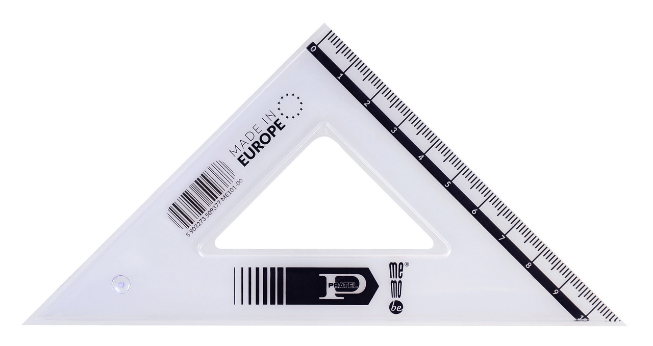 Ekierka plastikowa 16cm MemoBe Pratel