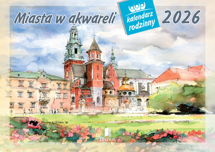 Kalendarz rodzinny MIASTA W AKWARELI LUCRUM WL05