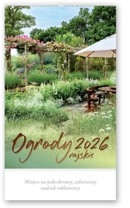 Kalendarz rekl. OGRODY RAJSKIE LUCRUM RW12