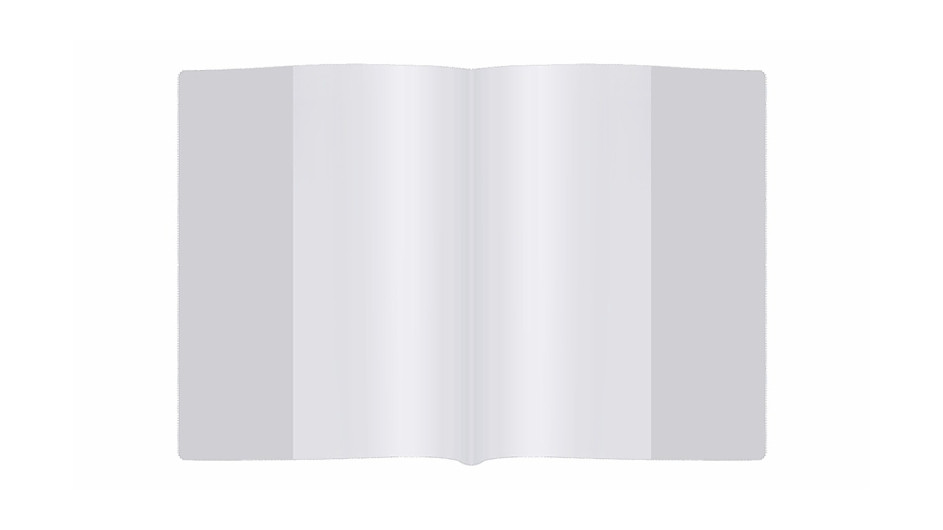 Okładka na zeszyt  A5-212 bezbarwna (50) standard Biurfol OZK-01-02