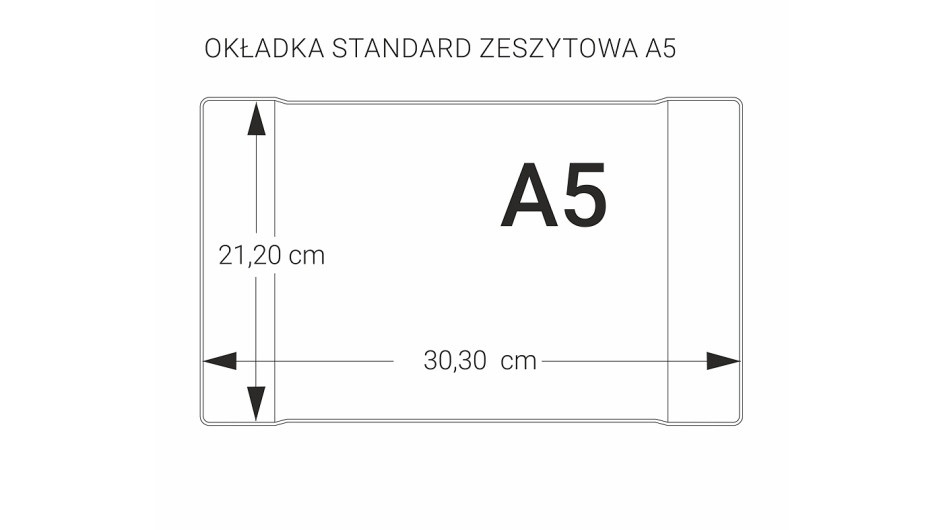 Okładka na zeszyt A5/50szt. Biurfol