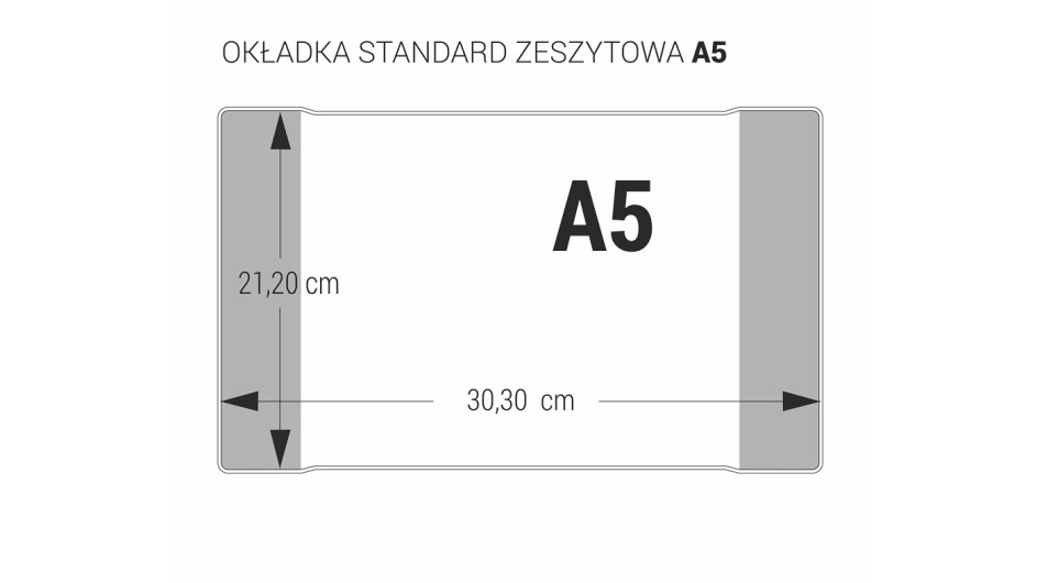 Okładka na zeszyt A5/50szt. Biurfol
