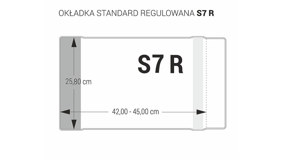Okładka na zeszyt regulowana 25szt. Biurfol