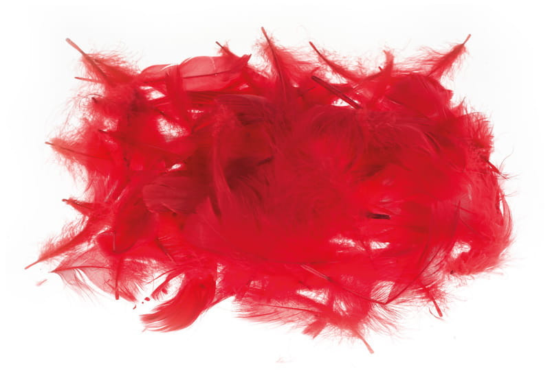 Piórka 7g (5-12cm) P7-8 Czerwone Brewis