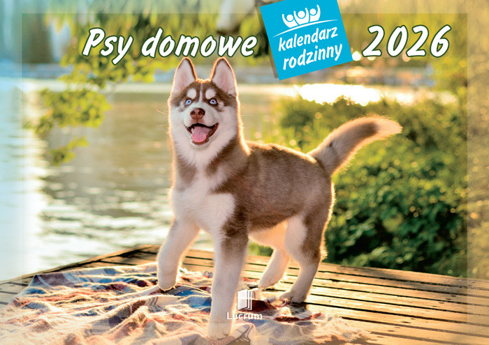 Kalendarz rodzinny PSY DOMOWE LUCRUM WL08