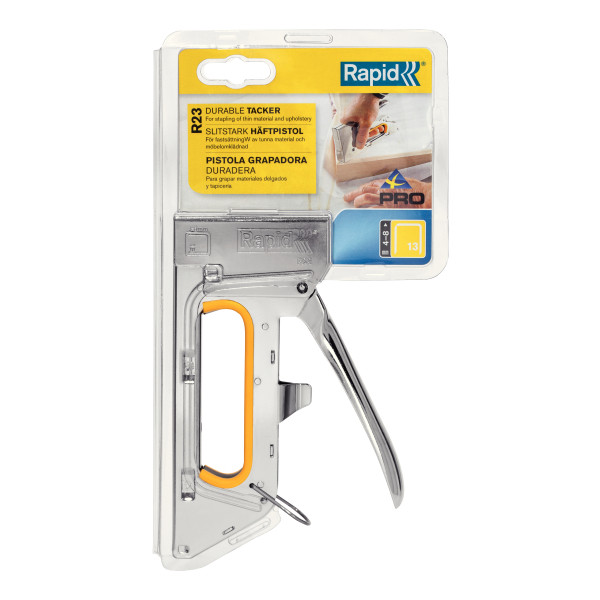 Zszywacz pistoletowy Rapid R23E srebrny