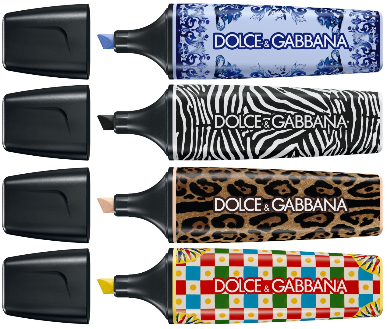 Zakreślacze Stabilo Boss x Dolce&Gabbana 4 kolory