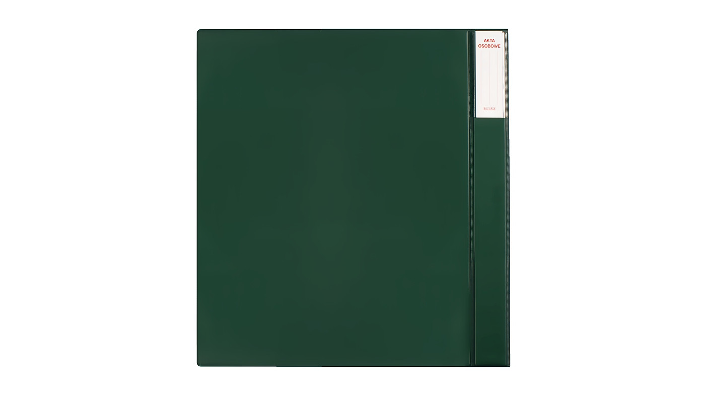 Teczka do akt osobowych B+W ciemnozielona