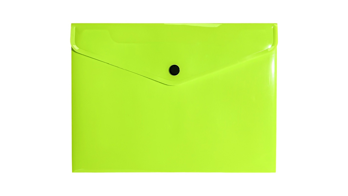 Teczka kopertowa A5 PP neon żółty Biurfol