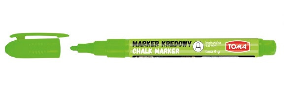 Marker kredowy 1,5mm Toma TO-293 zielony
