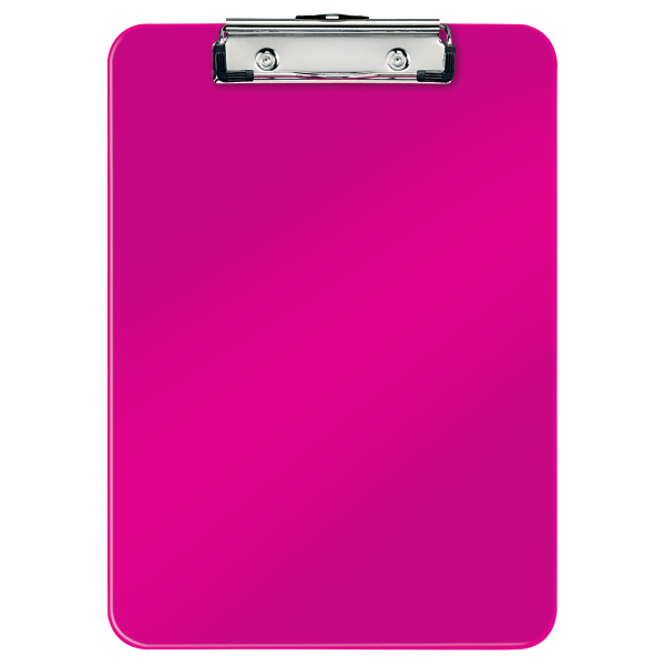 Podkład z klipsem A4 Leitz WOW różowy