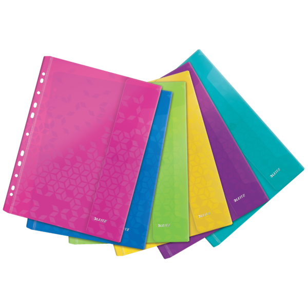 Koszulka z klapką A4 Leitz WOW mix kolorów 1szt.