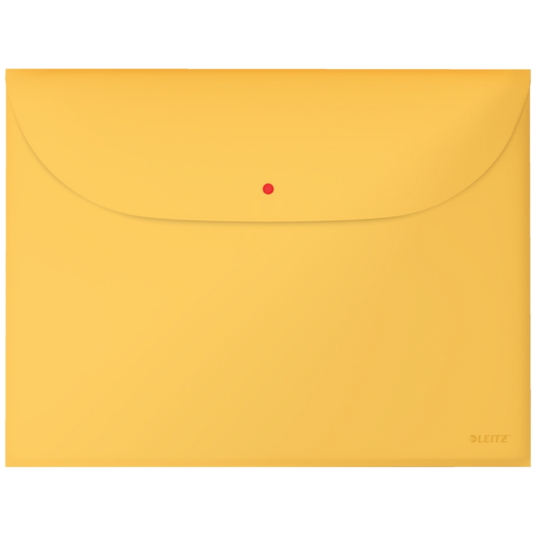 Teczka kopertowa A4 z 2 przegródkami Leitz Cosy żółta