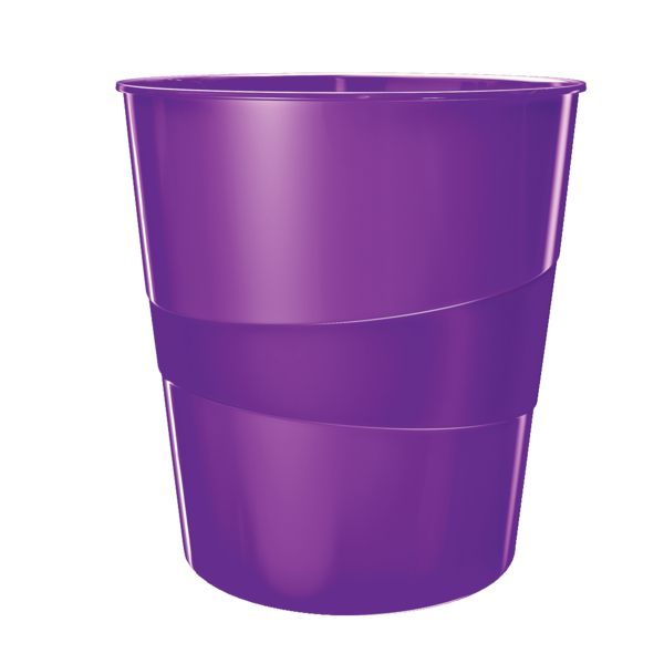 Kosz na śmieci Leitz WOW 15L fioletowy