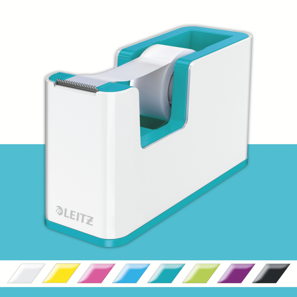 Podajnik do taśmy klejącej Leitz WOW turkusowy
